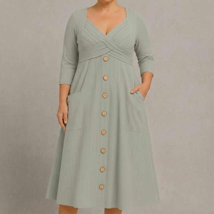 Marie | ROBE CONÇUE POUR CACHER LE VENTRE AVEC ÉLÉGANCE