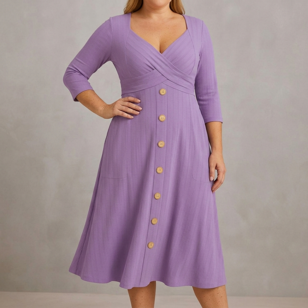 Marie | ROBE CONÇUE POUR CACHER LE VENTRE AVEC ÉLÉGANCE