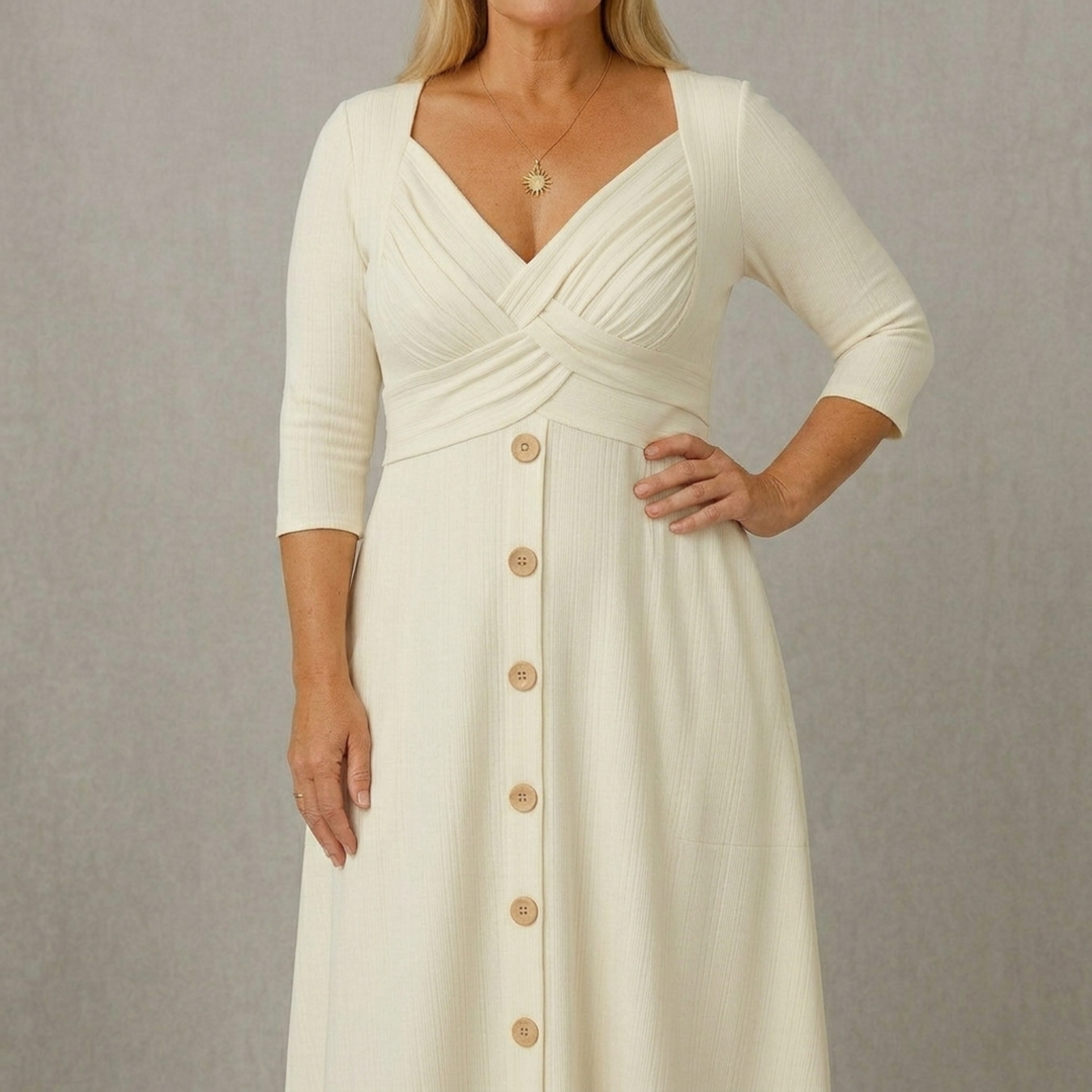 Marie | ROBE CONÇUE POUR CACHER LE VENTRE AVEC ÉLÉGANCE