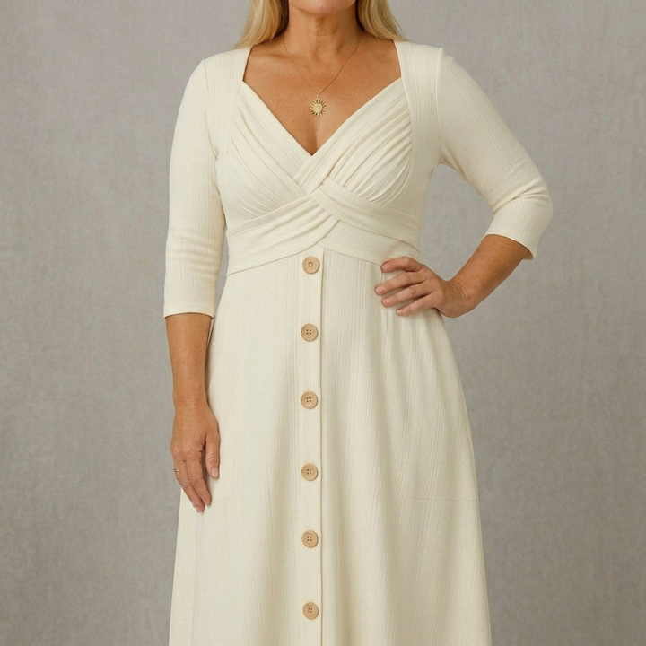 Marie | ROBE CONÇUE POUR CACHER LE VENTRE AVEC ÉLÉGANCE