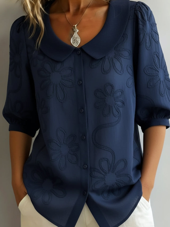 Zélie ™ — Blouse légère florale élégance naturelle