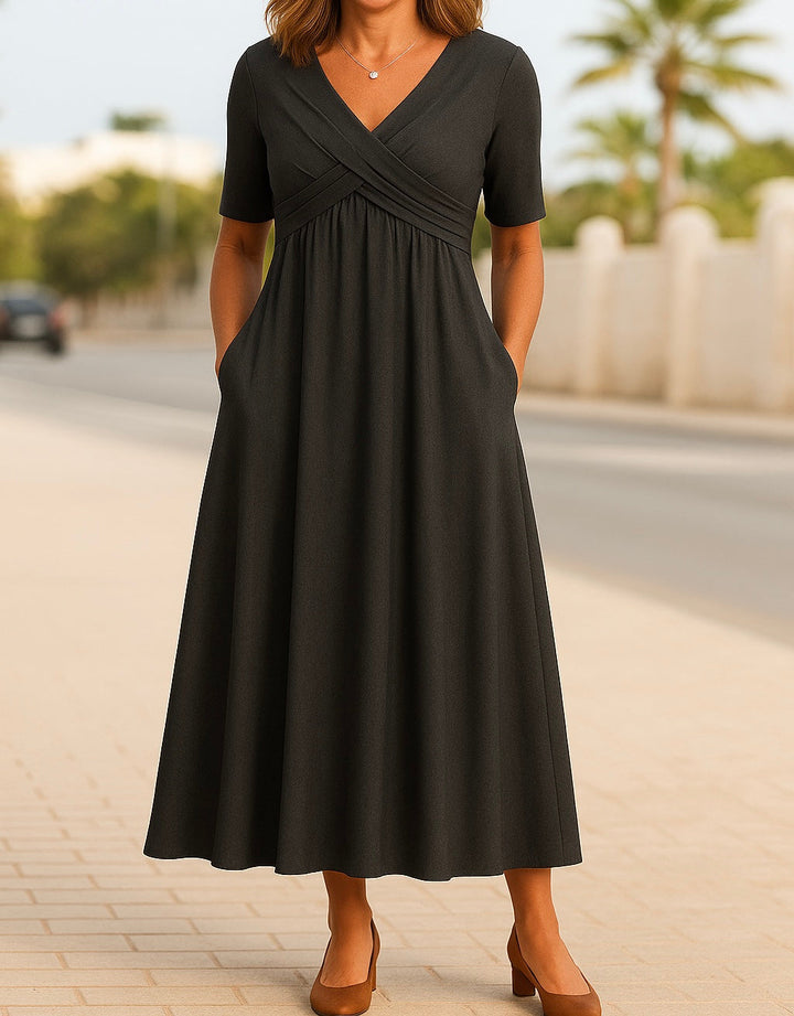 ANNE - ROBE ÉLÉGANTE AVEC COUVERTURE DU VENTRE