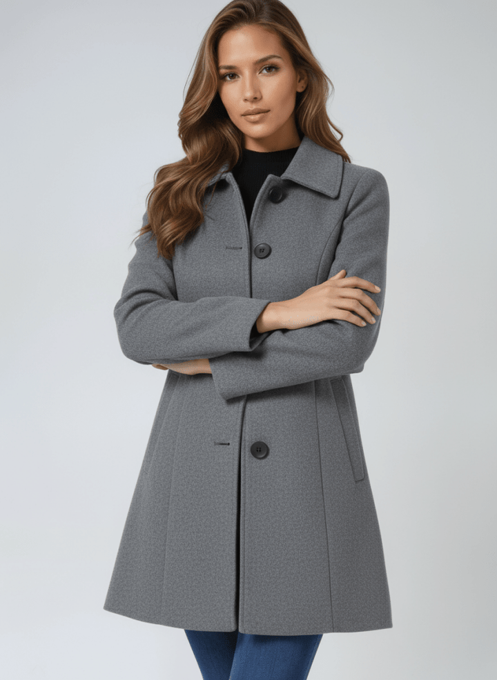 Hélène | Manteau d'hiver pour femme à un bouton