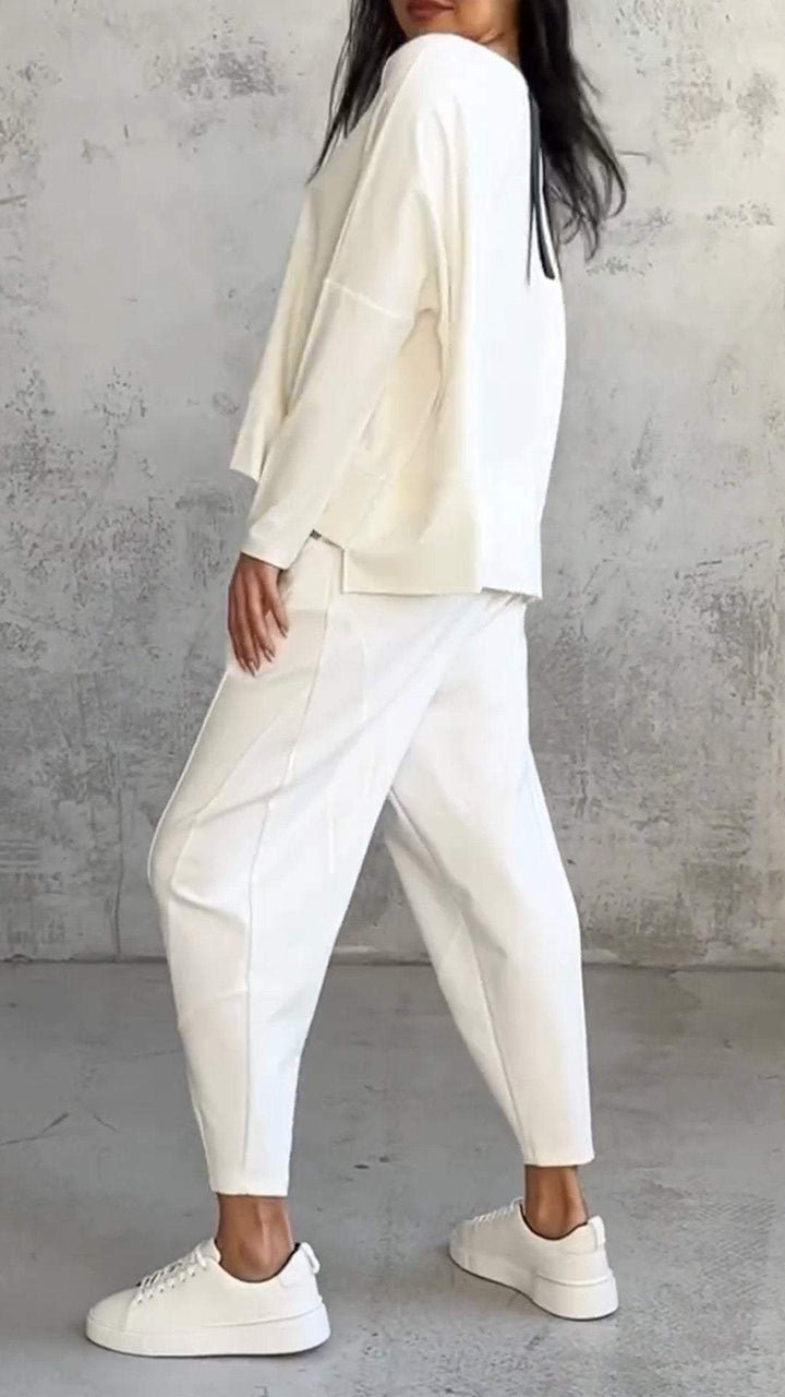 Julie | Ensemble Haut Manches Longues et Pantalon