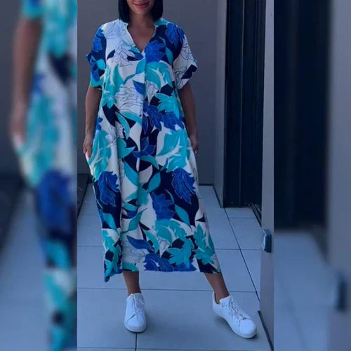 Joséphine™ – Robe Fleurie Élégante | La Robe Qui Te Fait Briller !