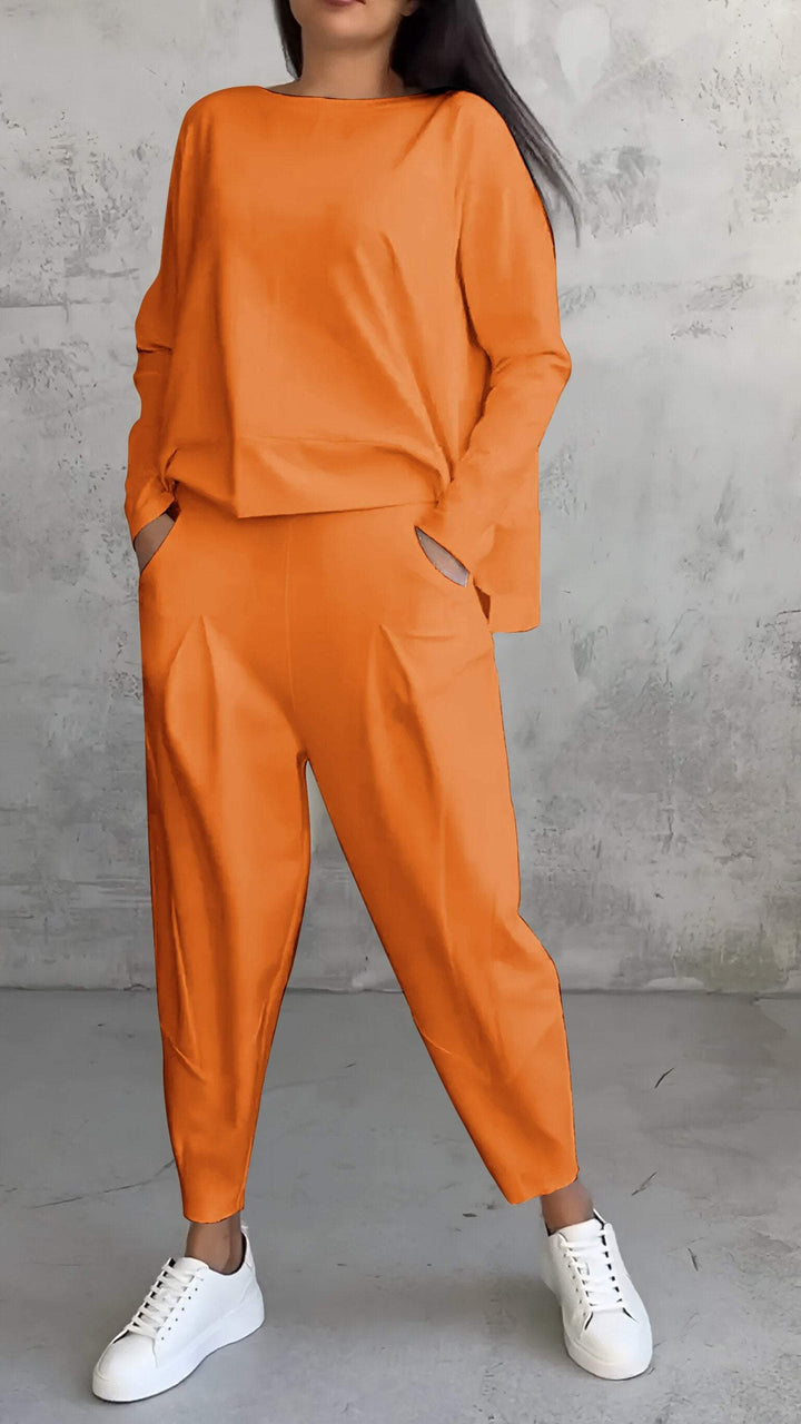 Julie | Ensemble Haut Manches Longues et Pantalon