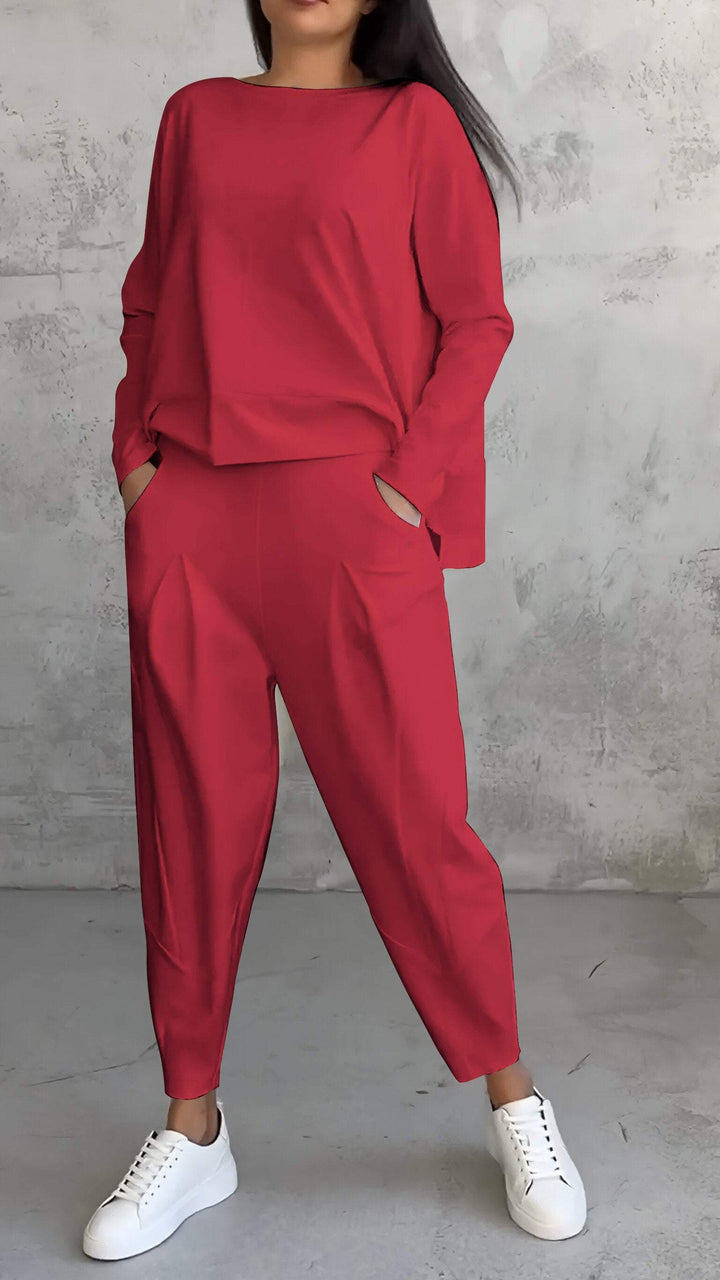 Julie | Ensemble Haut Manches Longues et Pantalon