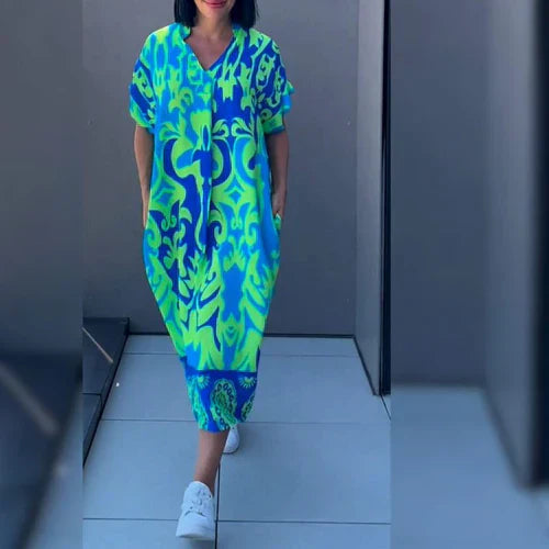 Joséphine™ – Robe Fleurie Élégante | La Robe Qui Te Fait Briller !
