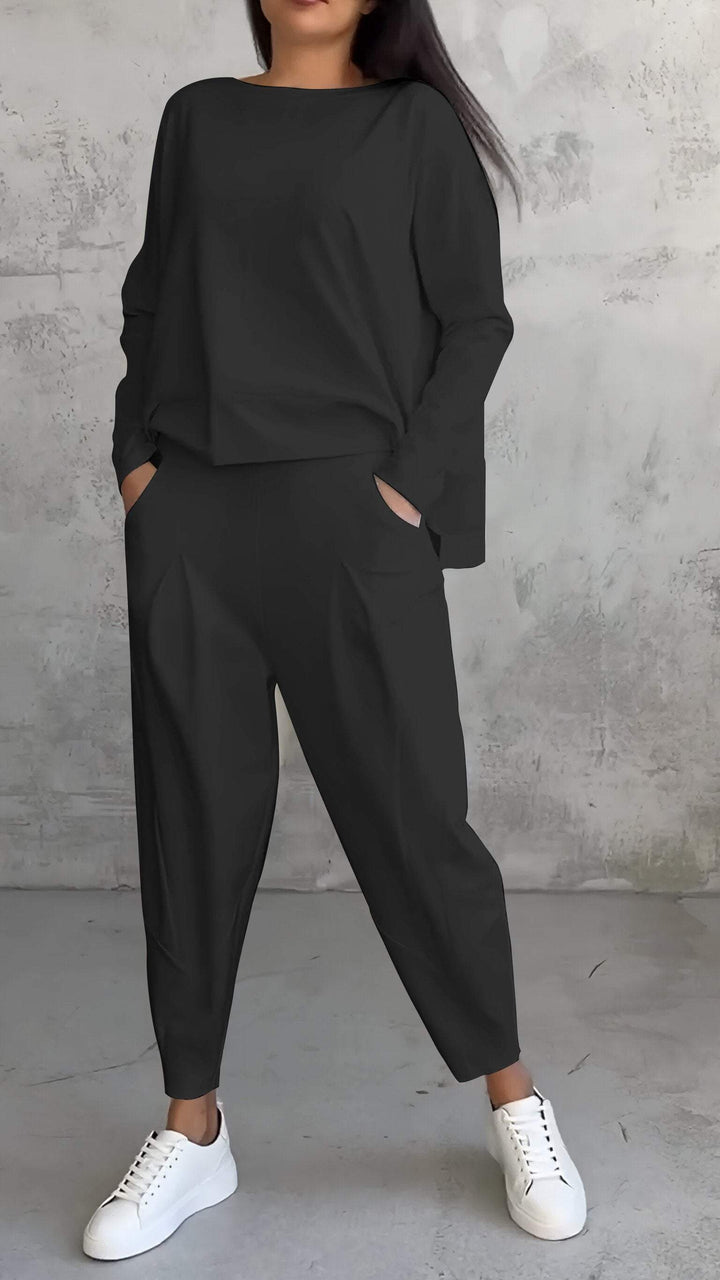 Julie | Ensemble Haut Manches Longues et Pantalon