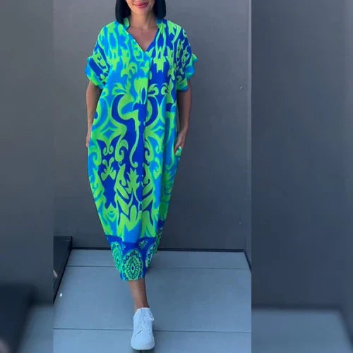 Joséphine™ – Robe Fleurie Élégante | La Robe Qui Te Fait Briller !