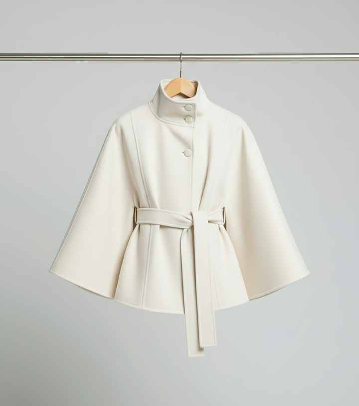 Cosette | Veste à col montant et ceinture