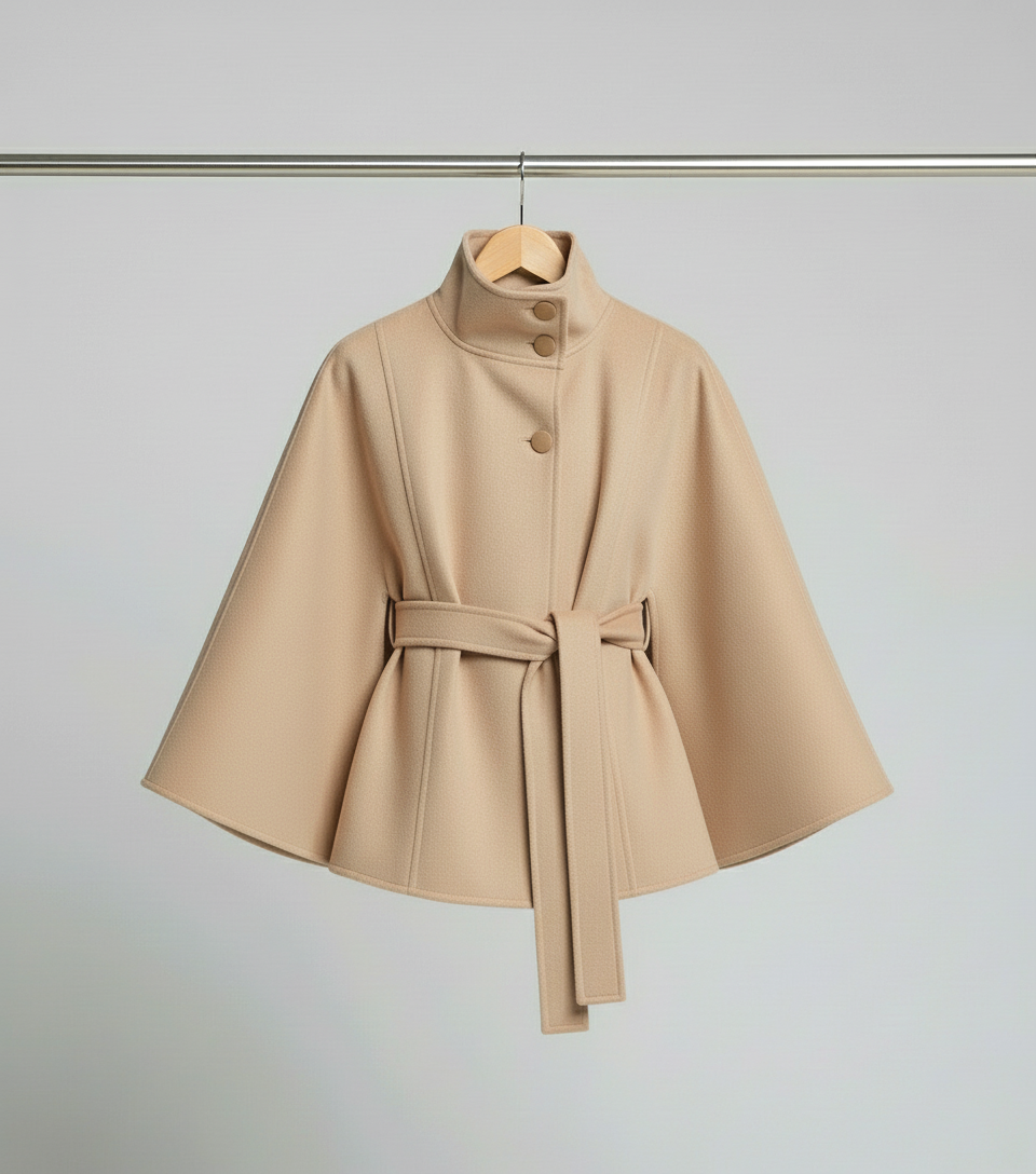 Cosette | Veste à col montant et ceinture
