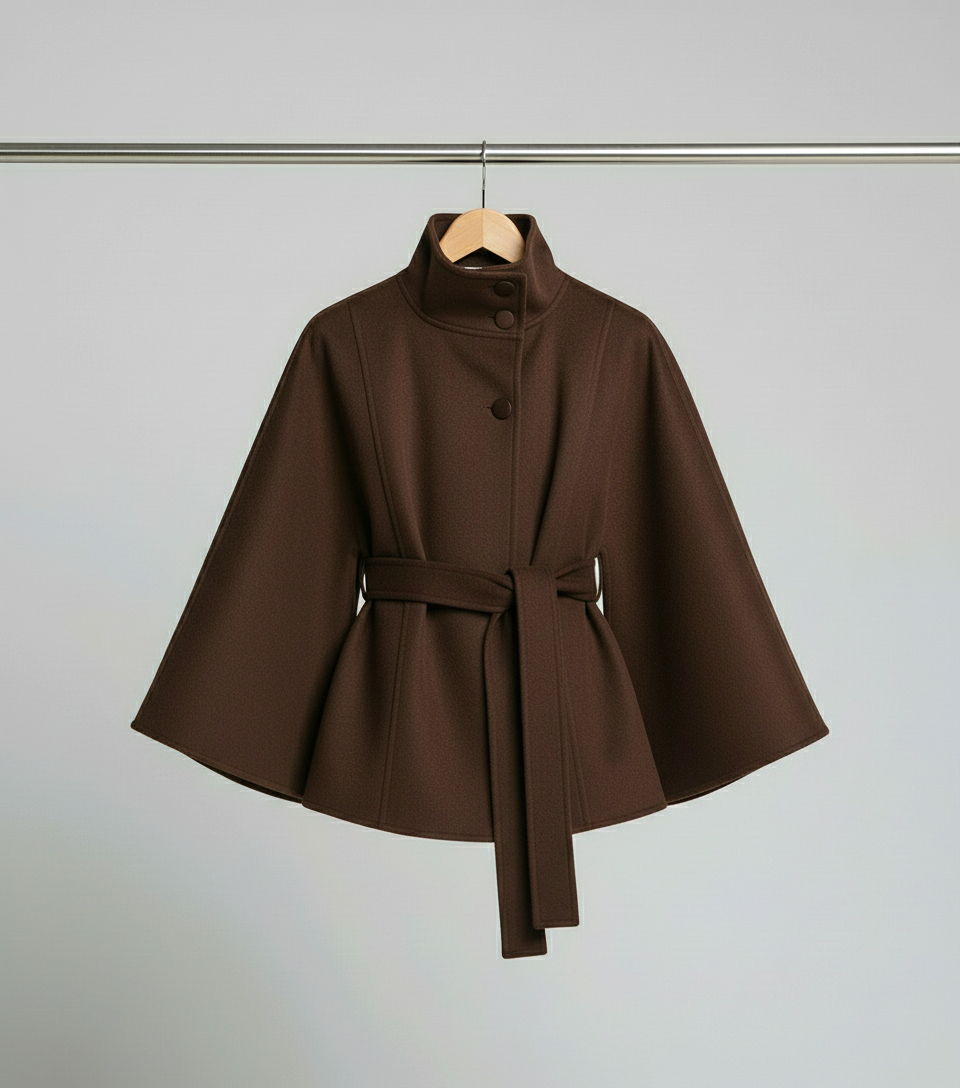 Cosette | Veste à col montant et ceinture
