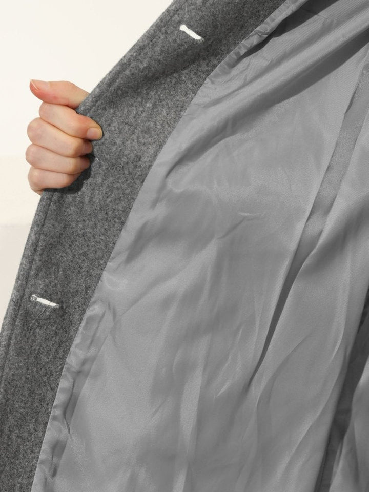 Hélène | Manteau d'hiver pour femme à un bouton